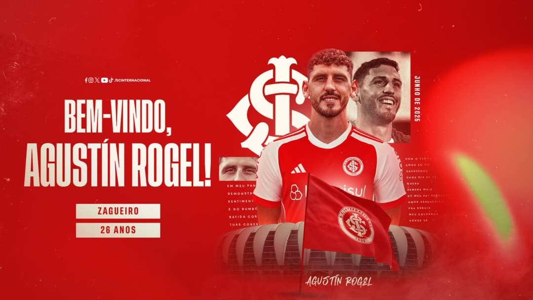 Inter contrata zagueiro Agustín Rogel