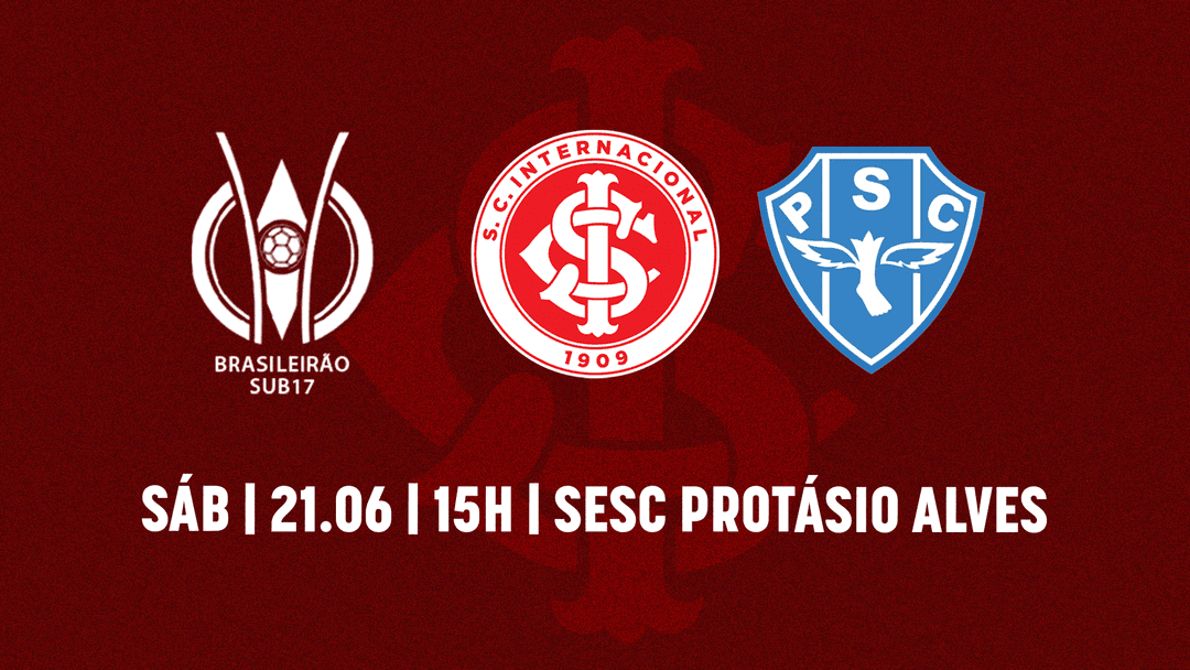 Serviço de jogo: Internacional x Paysandu | Campeonato Brasileiro Feminino Sub-1...
