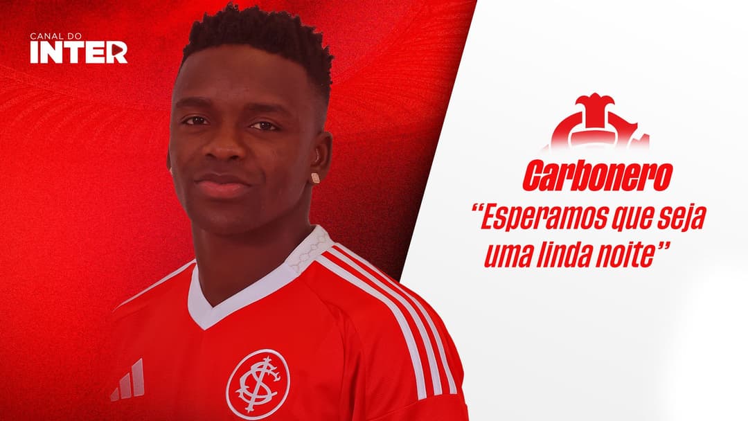Carbonero comenta adaptação ao Inter e projeta embate com o Atlético Nacional-COL